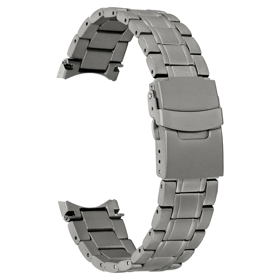 TITANIUM SICHERHEITS TITANFALTSCHLIESSE F. Kautschukuhrband