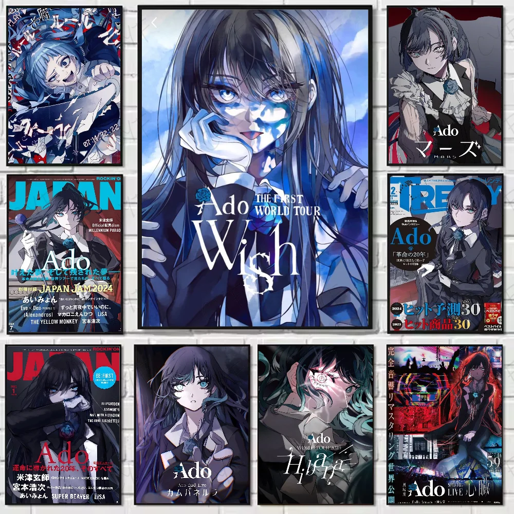 Singer A-Ado Poster High Quality Wall Art for Home Office Bedroom