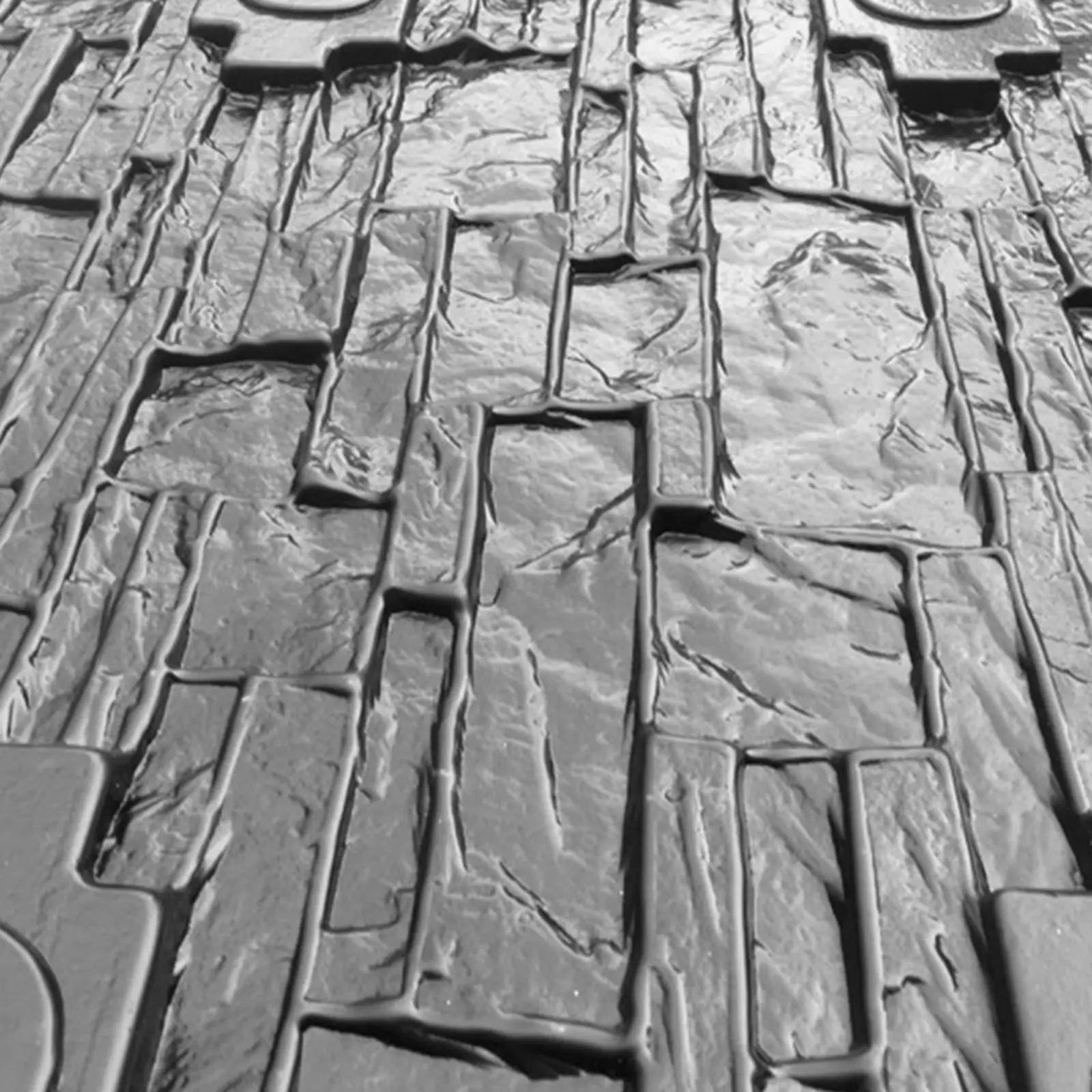 Wall Concrete Molds Stone Mold Mould ABS Plastic for DIY Plaster