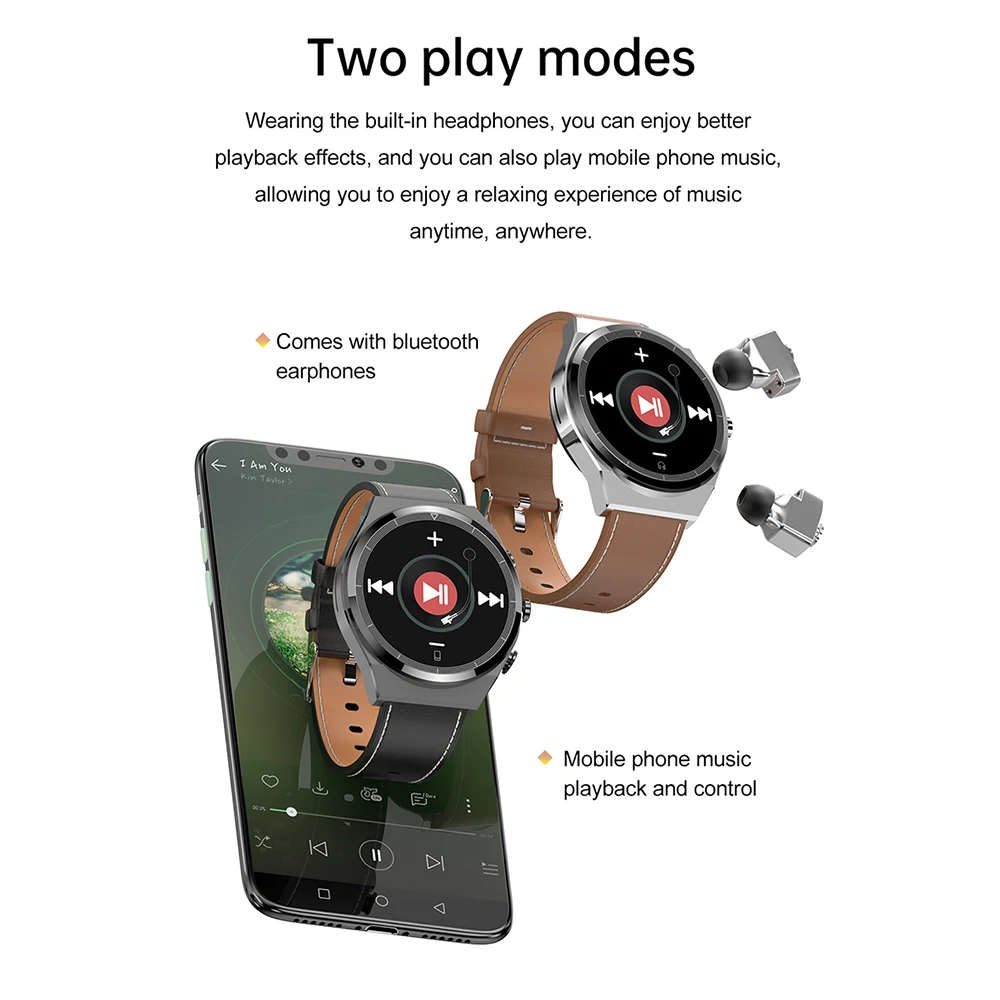 ROLLME JM08 Ʈ ġ TWS ̾ 2 1  ڵ      1.28 ġ  Smartwatch