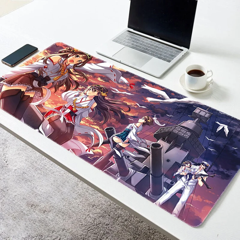 

Kantai Collection Mause Pad Pc Accessories Desk Mat Mouse Mats Computer Desks Mousepad Gamer Keyboard Gaming Pads Large Xxl Mice