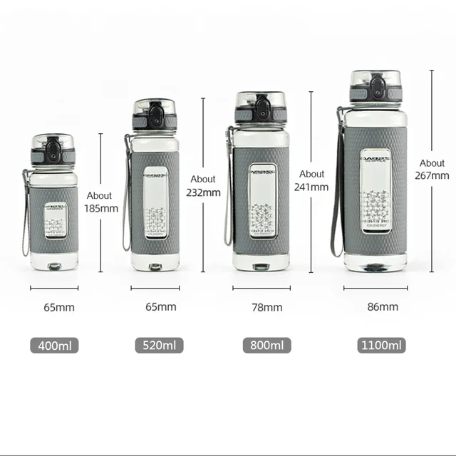 Sport Water Bottles BPA Free Portable Leak-proof Drop-proof Large Capacity Outdoor Travel Kettle Plastic Drink Water Bottle 6