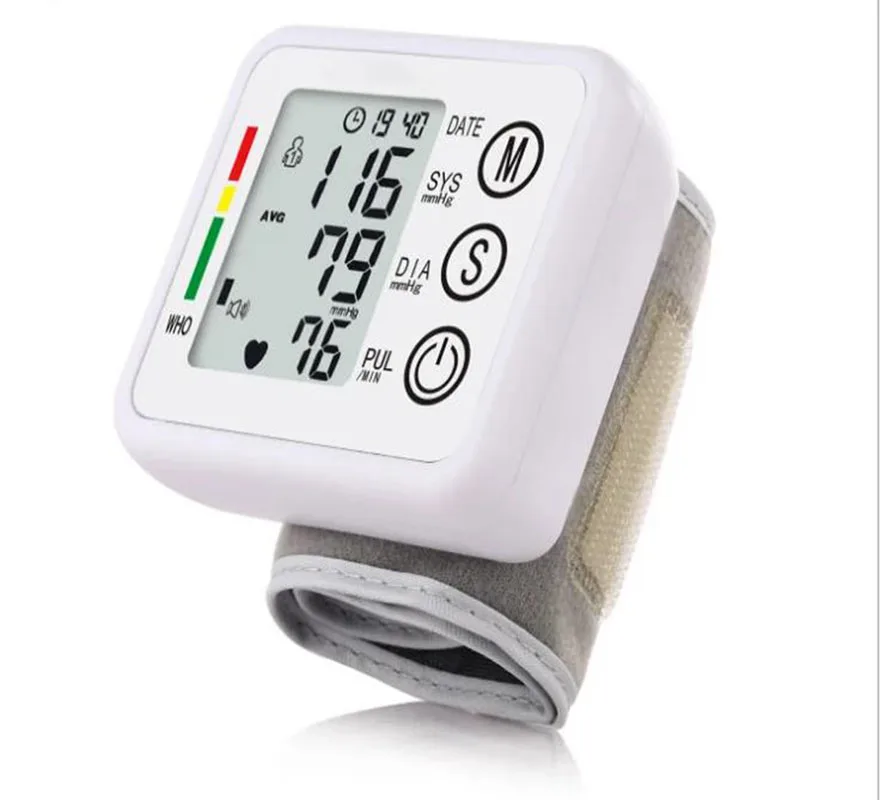 Wrist blood pressure monitor, heart rate and pulse automatic blood pressure monitor, household precision monitor