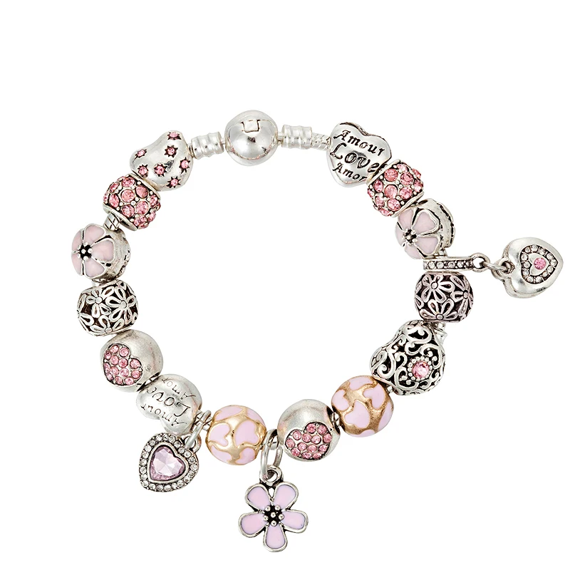 Bracelet Charm Beads DIY For Women Jewelry Gift For Girl