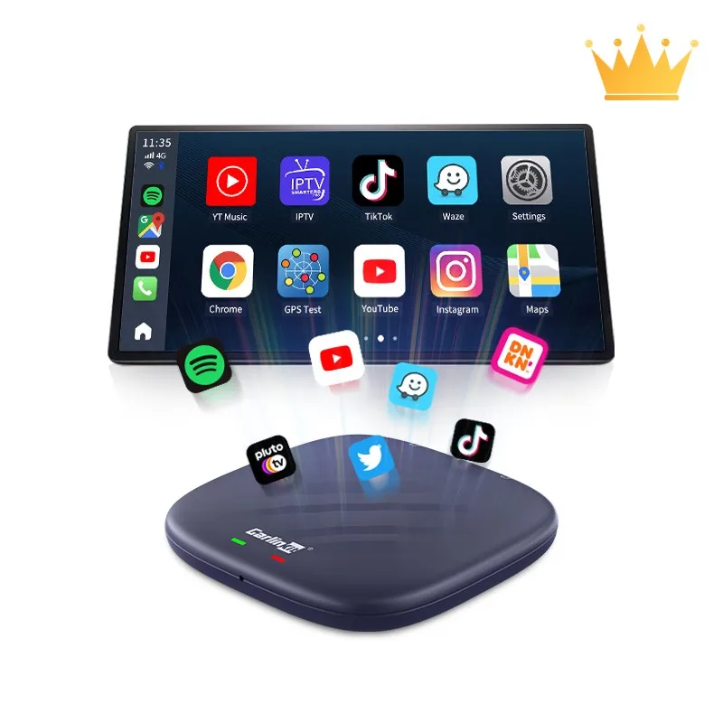 Carlinkit Android 13 Car Play Ai Box Adattatore Wireless Carplay Android Auto Portatil Magic Box Carplay
