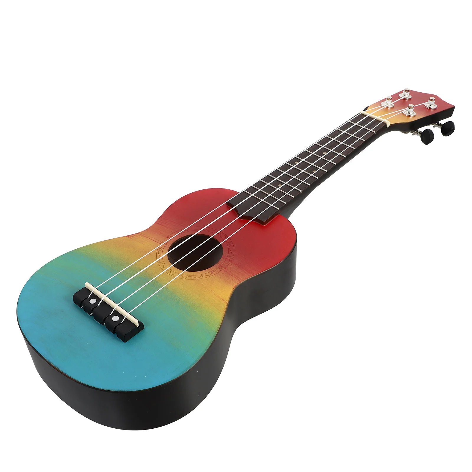 

Wood Pattern Beginner Acoustic Ukulele String Instrument Kids Chidren Musical Learning Ukulele Guitar with Backpack for Home
