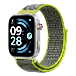 Smartwatch Sport Nylon Loop Replacement Strap - Universal Accessory Bracelet for Redmi watch 6 (Flash)