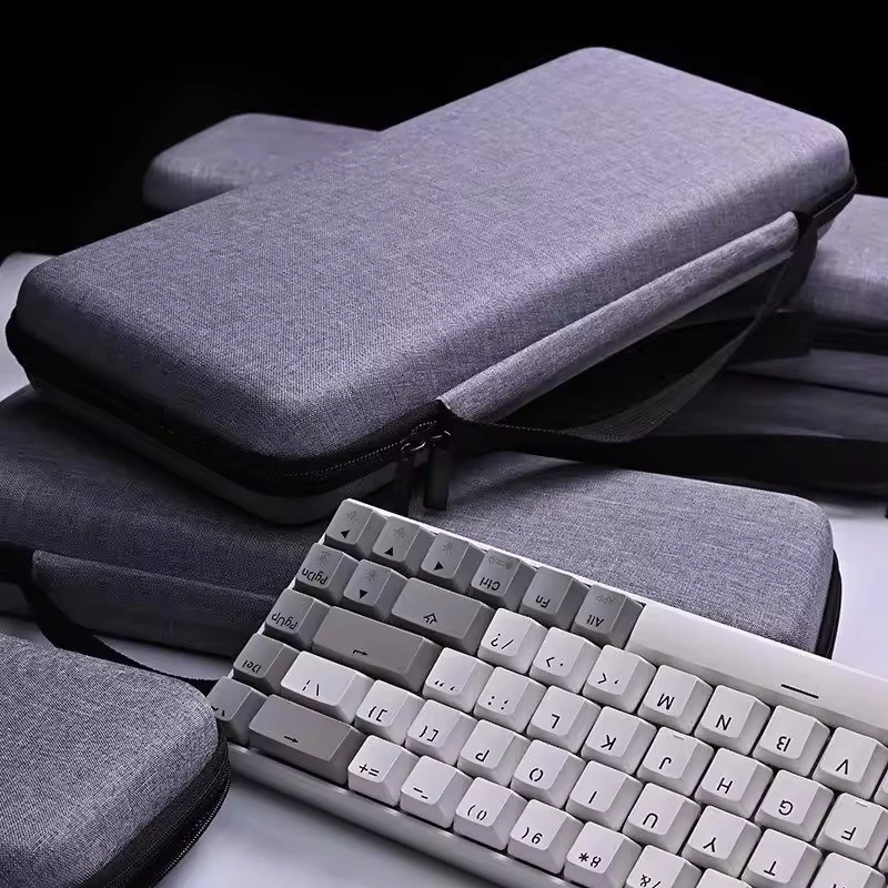 EVA hard shell waterproof mechanical keyboard box storage bag for 61/68/75%/TKL/98%/ full-size keyboard