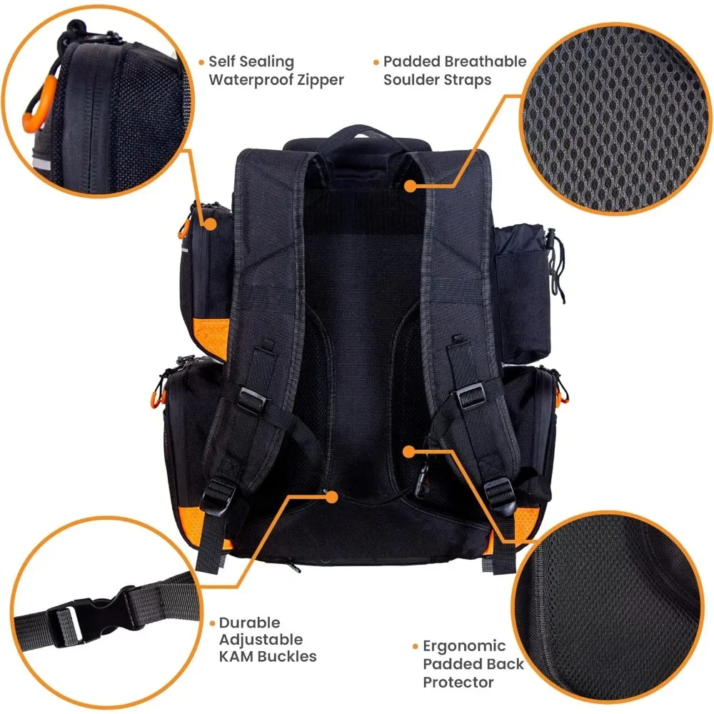Waterproof Fishing Tackle Backpac 6