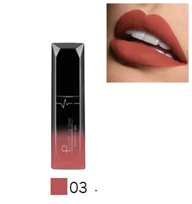 thumbnail image 1 of 1Pc Sexy Nude Velvet Matte Liquid Lipsticks Waterproof Long Lasting Sexy Red Lip Stick Non-Stick Cup Makeup Lip Tint Cosmetic, 1 of 5