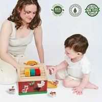Children's Building Blocks House Polyhedral Early Education Puzzle Toy Shape Matching Baby 1-2 Year Old Boys and Girls Toys 2