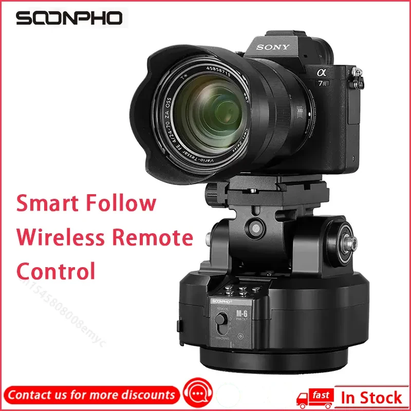 SoonphoM6AutoMotorizedRotatingPanoramicHeadRemoteControlPan