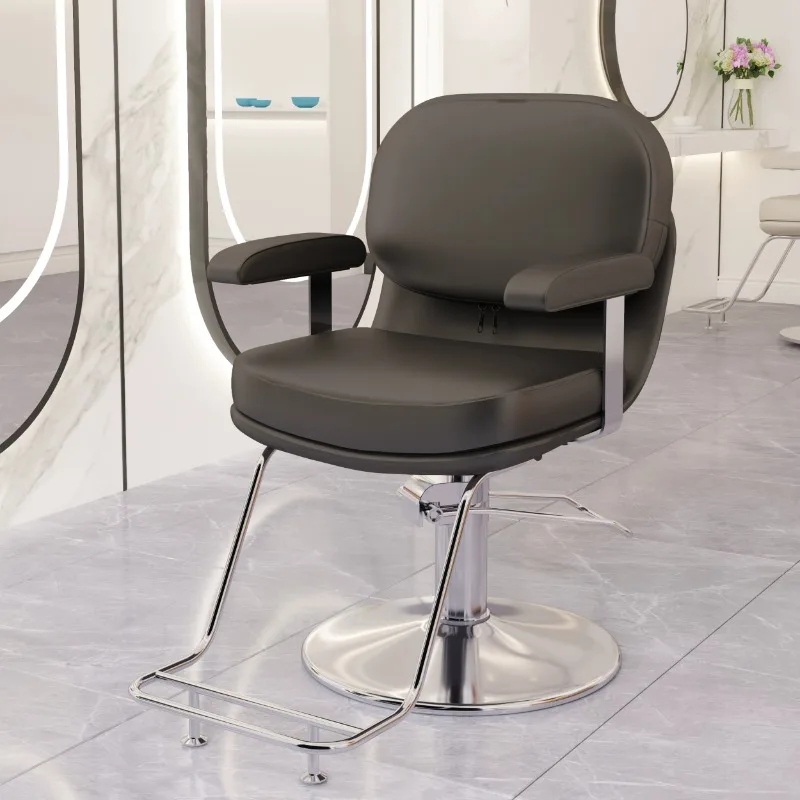 

High-end Hairdressing Barber Chair Shop Stylist Pedicure Chair Modern Simple Taburete Con Ruedas Estetica Nail Salon Furniture