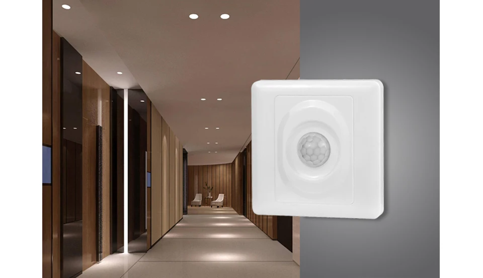 Description Picture 2 of itemEnergy-Saving Infrared PIR Motion Sensor 3A 110V-220V Wireless Wall Switch For Night Light LED Lamp Bulb Smart Control Module