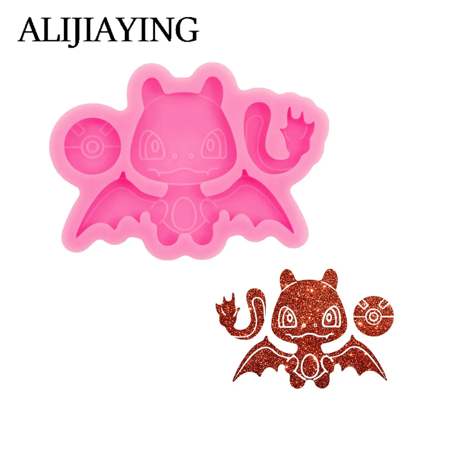 Anime Silicone Mold  Demon Slayer Earrings  Resin Molds and Glitter