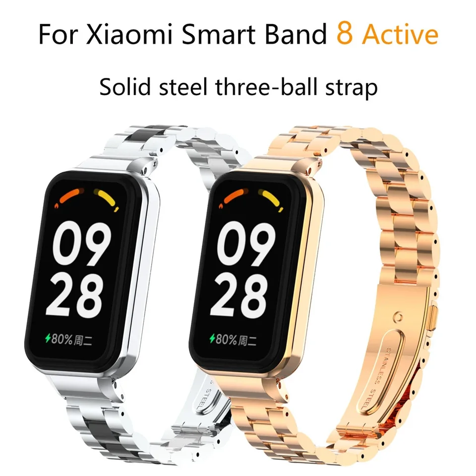 CINTURINO INF Cinturino in metallo per Xiaomi Mi Band 8 Nero