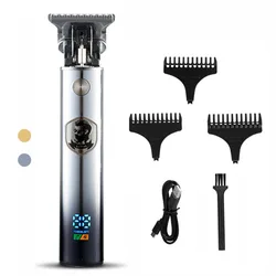 New Electric Hair Clipper USB Rechargeable Shaver Beard Trimmer Professional Men Hair Cutting Machine Barbershop