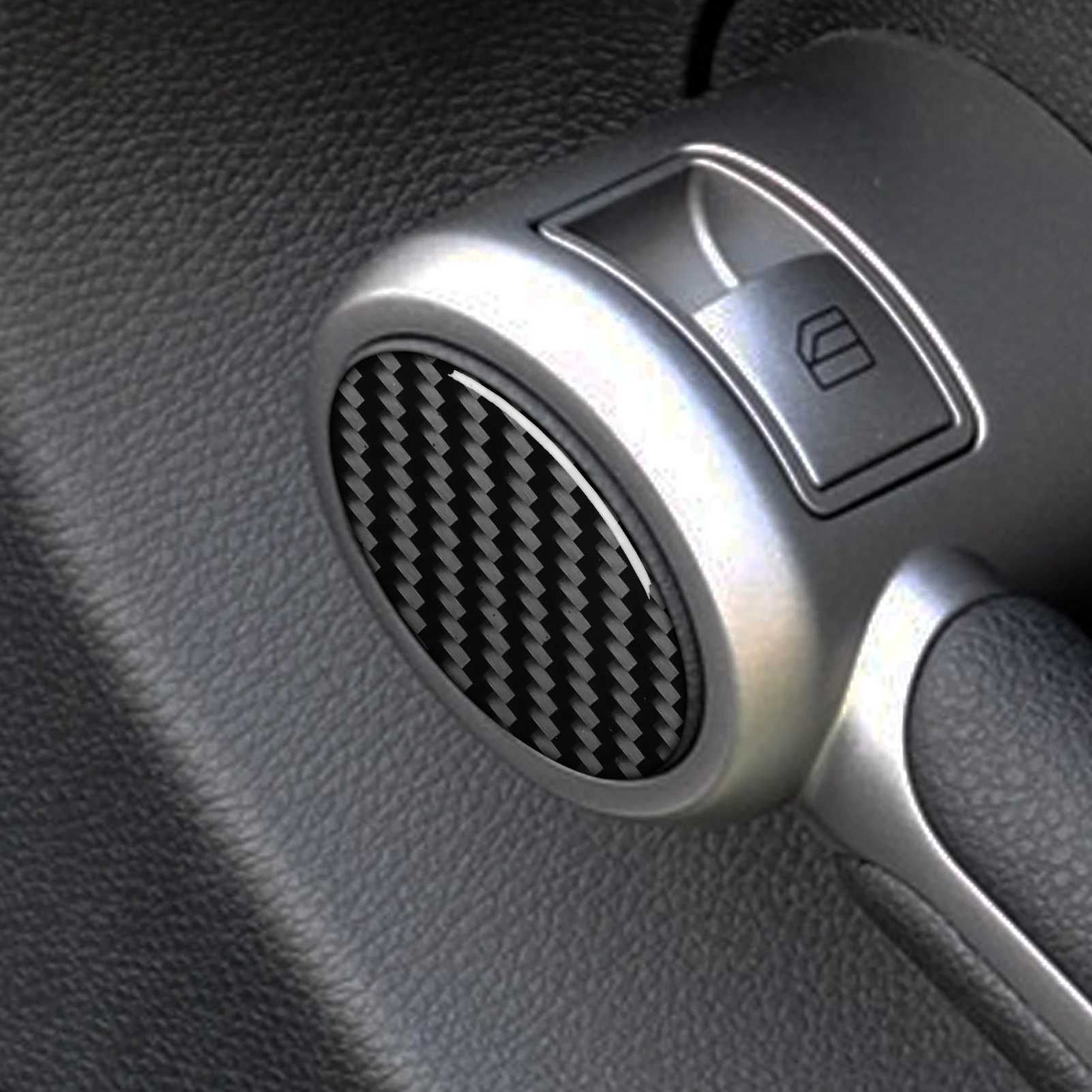 진짜 카본 파이버 자동차 액세서리 도어 핸들 커버 소프트 스티커 (메르세데스 벤츠 SLK R171 2004 2005 2006 2007 2008 2009 2010 용)