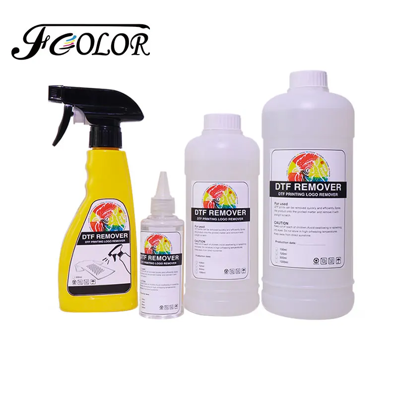 

FCOLOR Highly Efficient 1000ml DTF Remover Direct to DTF Transfer Film Printing Pattern Removal Liquid