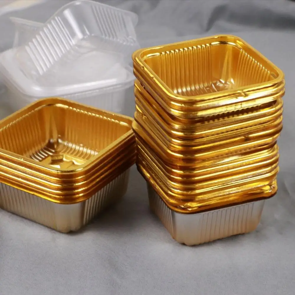 Cookies Cupcake Individual Plastic Mooncake Tray Mousse Container Packaging Box Cake Holder