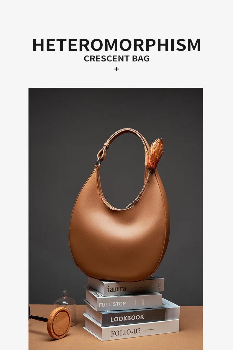 New Classic Moon Special-shaped Design Armpit Shoulder Bag