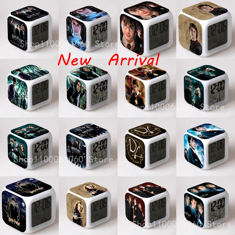 New Harrid Periferiche Led Light Detail Clock Ron Snape Bambini Flash Gift Toy Desk Decoration Alarm Clock Toy