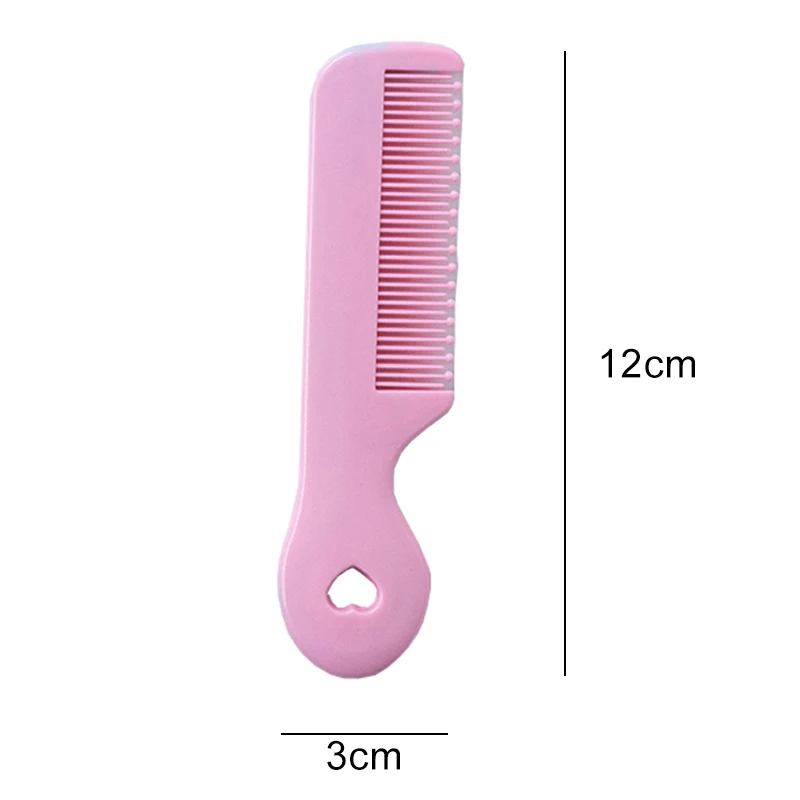 Cute Kawaii Solid Color Round Teeth Baby Hair Brush Comb Bath Untangling Hairbrush Health Care Tools for Newborn Children Infant