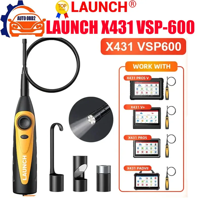 

Launch X431 VSP600 VSP-600 Video Scope Digital HD Endoscope Inspection Camera Detector Decoder Accessories Diagnostic Tool