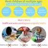 Magical Book Water Montessori Toys Reusable Coloring Book Magic Water Drawing Book Painting Drawing Toys Sensory Early Education 2