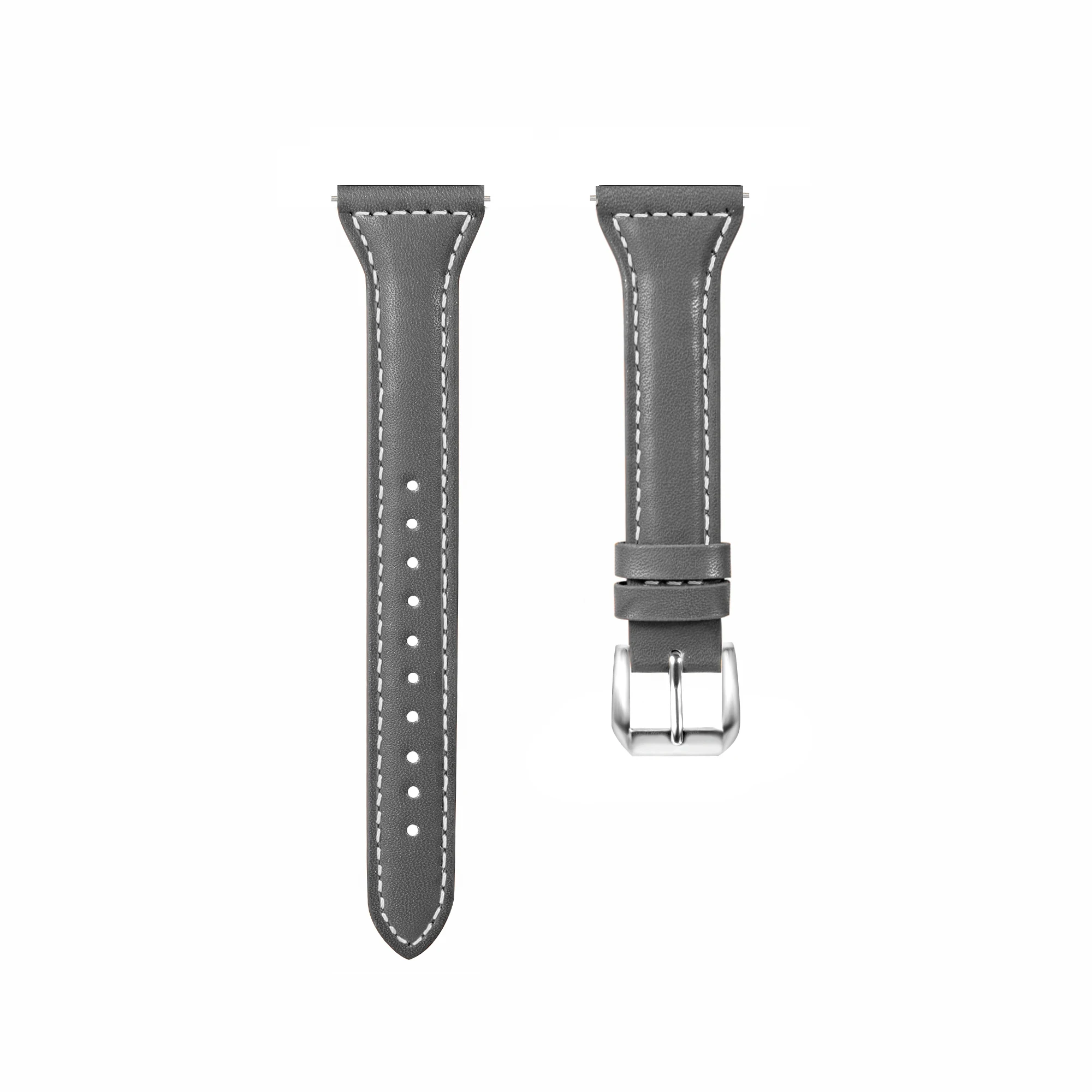 Elegant Slim Leather Watch Band Strap - Premium Quality 20/22mm Strap
