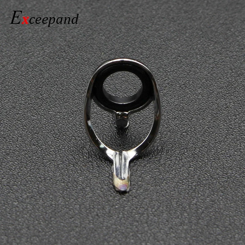 Casting Fishing Rod Guide Stainless Steel Frame Baitcasting Eye Line Ring for Fishing Rod Building or Repair 9 PCS