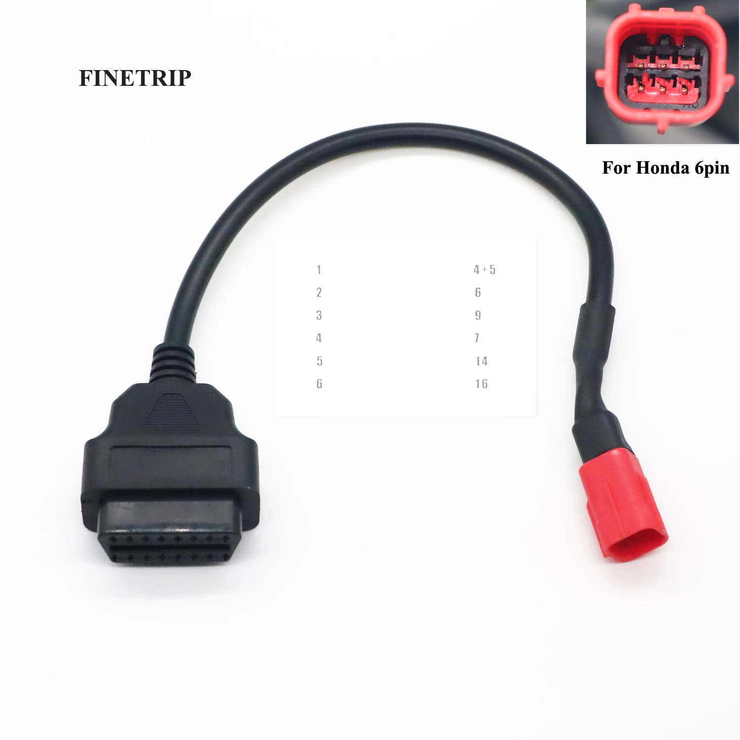 Cavo Diagnostico Per Moto Da 10 A 16 Pin – Adattatore OBD2, Lunghezza 150 Cm, Per Analisi Dati E Sovrapposizione Video Con GPS - 3