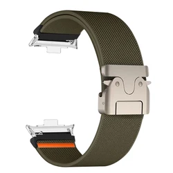 Elastic Sports Nylon Strap Replacement Bracelet for Mi band 8 pro (AGrS)
