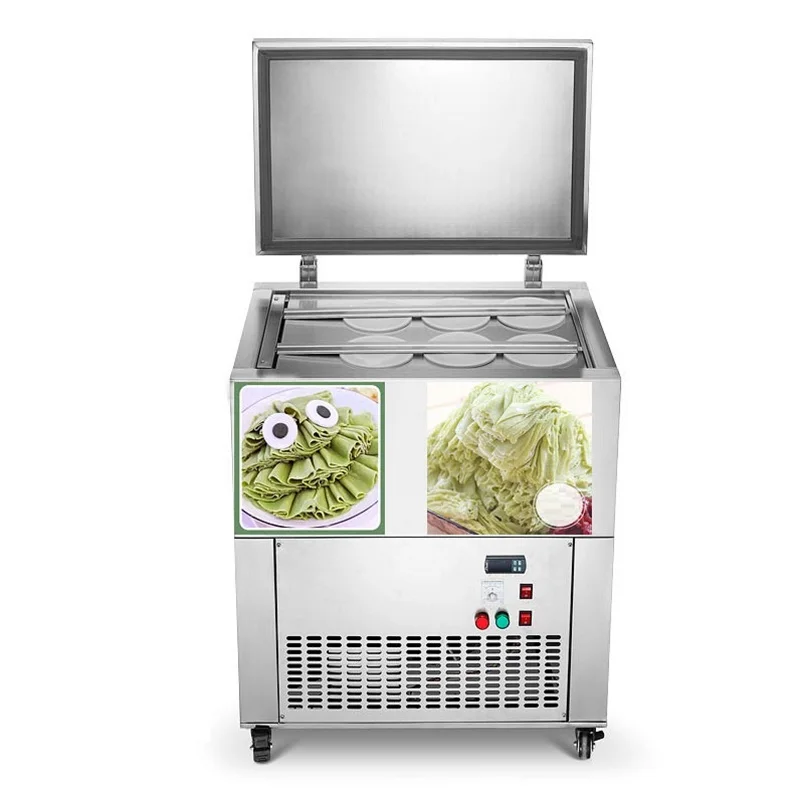 Commercial Snow Ice Block Making Machine 8 Buckets Automatic Ice Maker Stainless Steel Block Freezer Shaved Maker