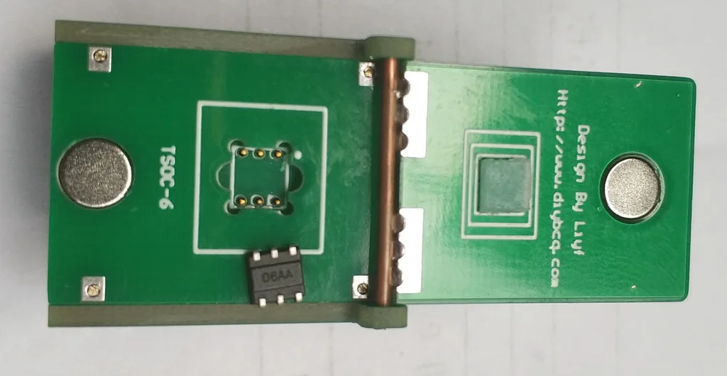 

TSOC-6 Flip Burning Socket TSOC-6 to DIP6(8) DS Chip Socket 1-wire Burning Socket