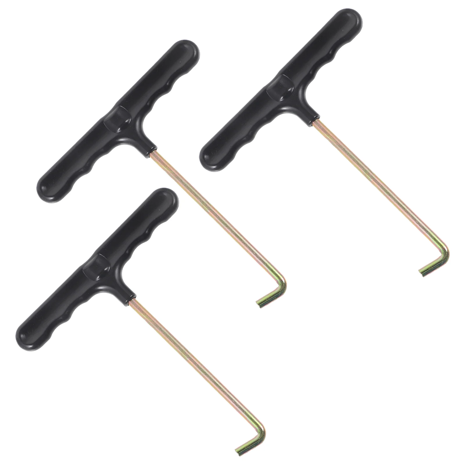 

3 Pcs Skate Shoe Hook Shoelace Tool Pulling Tool Iron Supplies Puller Tightener