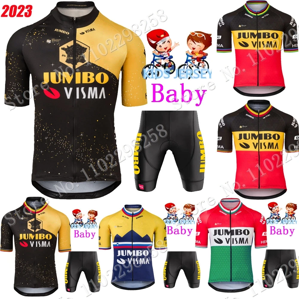 Jumbo Visma Cycling Jersey 2023 Kids Children Cycling Clothing Girl 2023 Cycling Aliexpress