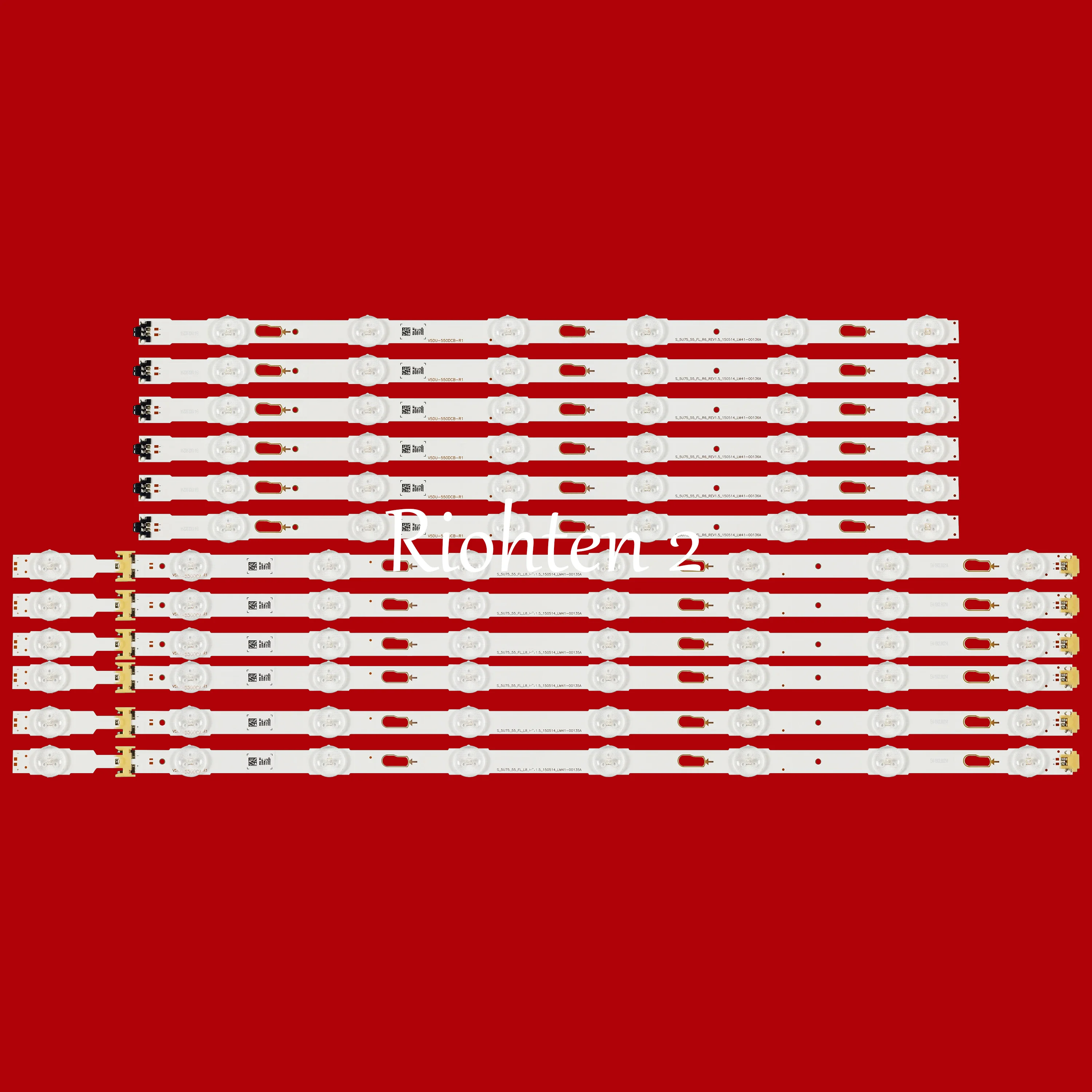 LED Backlight Strip For 55"TV UE55KU7000 UE55KU7500 UE55KU7350 UE55JU6400 UE55JU6650 UE55JU6430 UE55MU6220 UE55JU6640 UE55JU6570