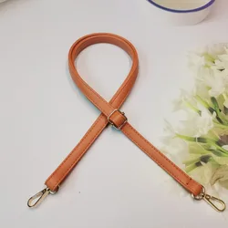 Elegant Lychee Pattern Adjustable PU Leather Crossbody Strap (Brown)