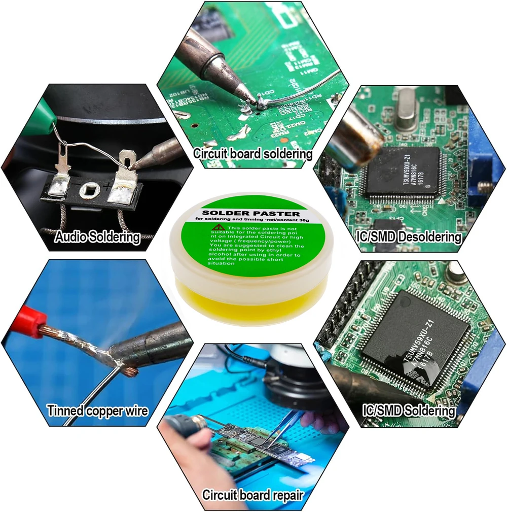 Lolpasta Flux No-Clean 30g/50g/100g voor SMD BGA LED