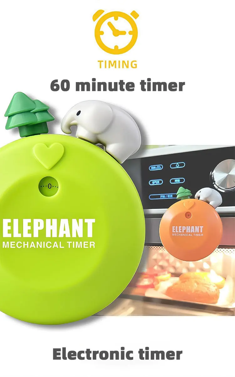 Description Picture 6 of itemMagnetic Kitchen Timer Cute Cartoon Alarm Kitchen Cooking Countdown Mechanical Timer Refrigerator sticker Shower Study Stopwatch