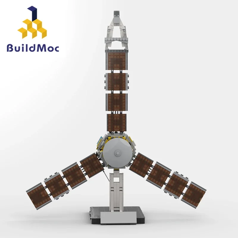 

Cosmic Detector Jupiter Polar Orbiter Building Blocks BuildMoc Juno Space Probe Explore Vehicle Rocket Bricks Toys For Kid Gifts