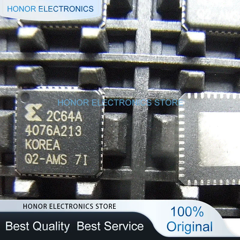 

1PCS XC2C64A-7QFG48I 48-QFN Embedded CPLDs (Complex Programmable Logic Devices) In System Programmable 1.7V ~ 1.9V 6.7 n