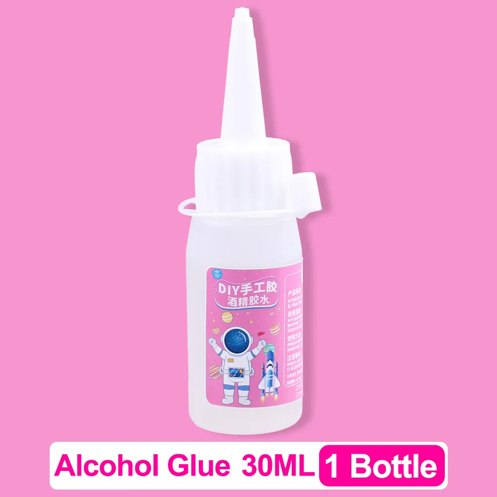 Clear Glue Waterproof Alcohol Adhesive DIY Craft Silicone Miniature Plastic Model Doll House Hobby School Art Paper Wood Bonding
