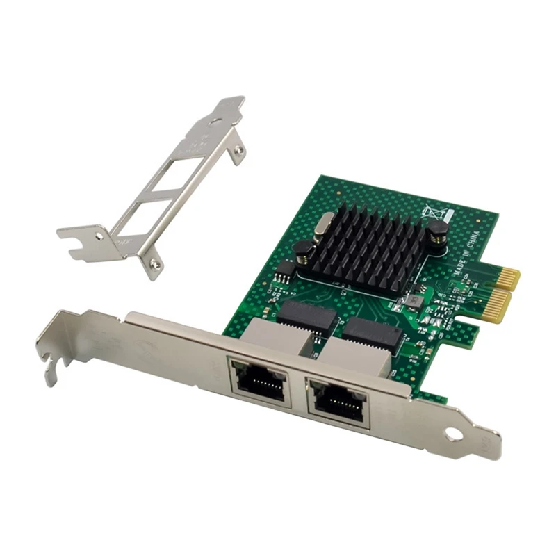 

Сетевая карта BCM5720 PCIE X1 Gigabit Ethernet, Двухпортовый Серверный Сетевой адаптер, совместим с WOL PXE VLAN