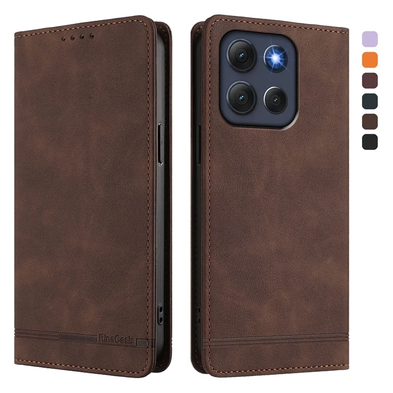 For Motorola Moto G86 Power Case Magnetic Phone Case For Motorola Moto G86 G56 G06 Power Cover Luxury Leather Flip S