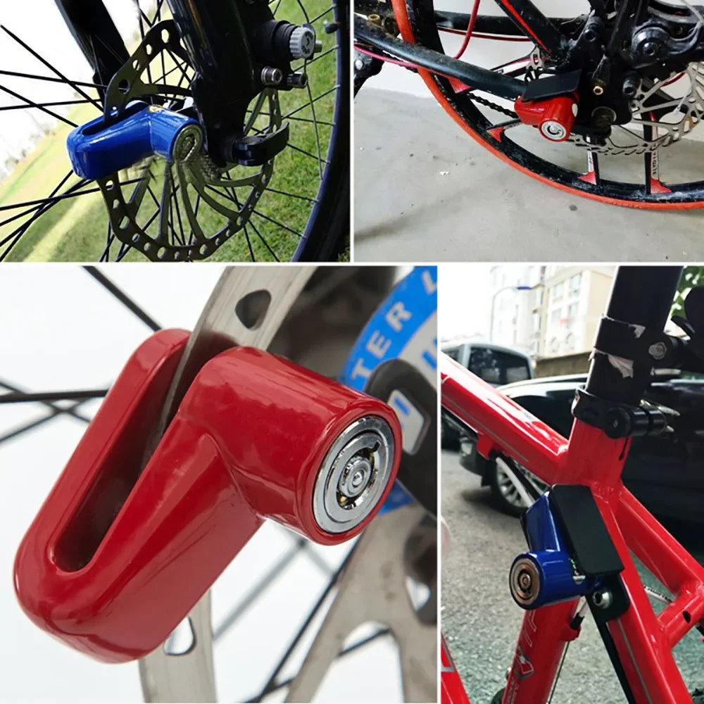 Anti-theft Lock Electric Scooter Disc Brake Lock Steel Wire Bicycle Mountain Bike Motorcycle disc lock Safety Theft Protec