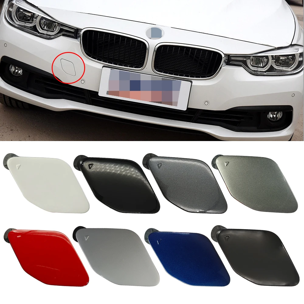 Car Front Bumper Tow Hook Cover Compatible With BMW 3 G20 G21 M-Sport 2018 2019 2020 2021 2022 Trailer Cover Cap 51118099893 Small Lid Towing Eye Cap