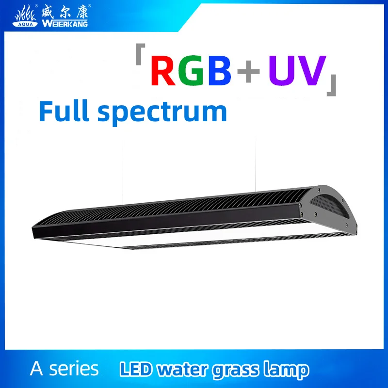 

WEEK AQUA Full Spectrum Aquarium LED Light Fish Tank Decoration Aquatic Plants Lamp APP Bluetooth Timing Dimming 스마트 수족관