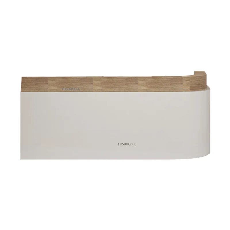 Modern Reception Desk Bartable Cashier Desk Office Furniture Nordic Simple Commercial Small Store Beauty Salon Corner Front